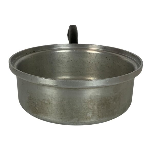 Vintage Saladmaster Aluminum 1 Qt Saucepan No 202 With Black Handle NO LID - Picture 5 of 9